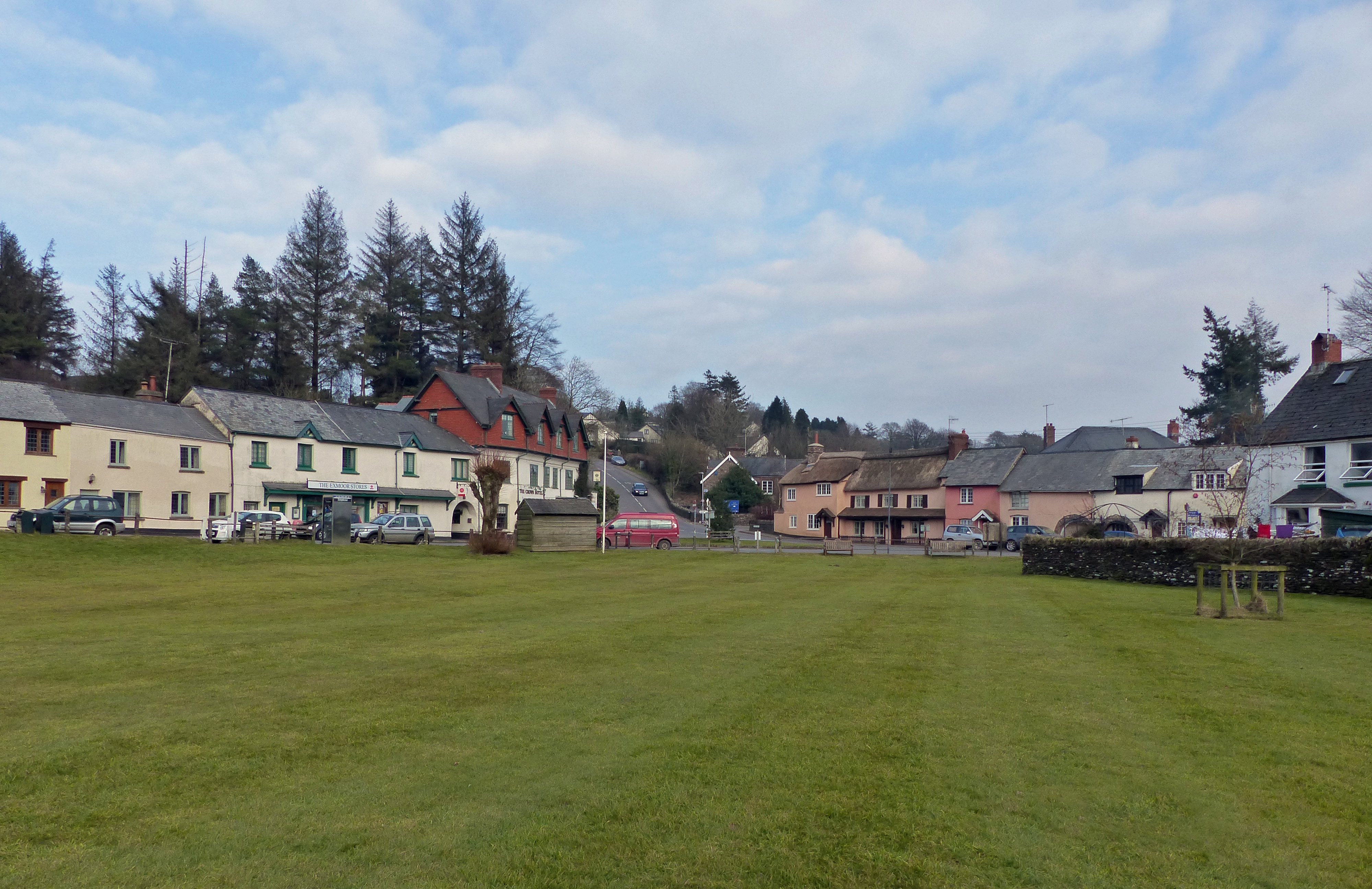 Exford Village and Green