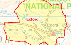 Exford Parish Map