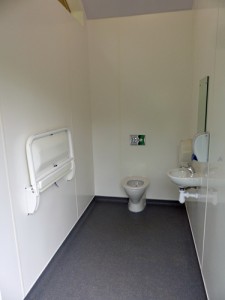 New public toilets at Exford - August 2016